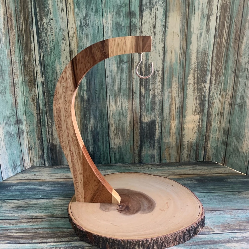 Wood banana holder